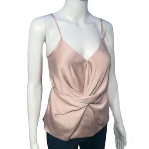 Express Mauve Silk Twist Top NWT